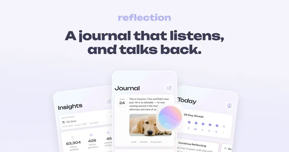 Reflection, as pictured on reflection.app