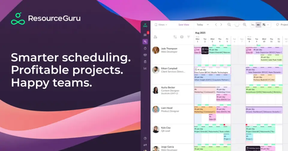 Resource Guru, as pictured on resourceguruapp.com