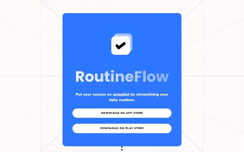 RoutineFlow, as pictured on routineflow.app