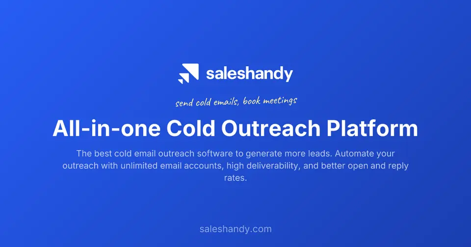 Saleshandy, as pictured on saleshandy.com