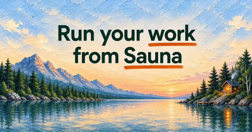 Sauna, as pictured on sauna.ai