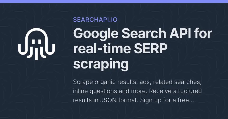 SearchApi, as pictured on searchapi.io