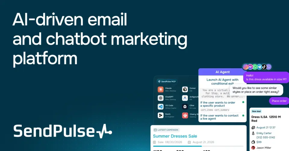 SendPulse, as pictured on sendpulse.com