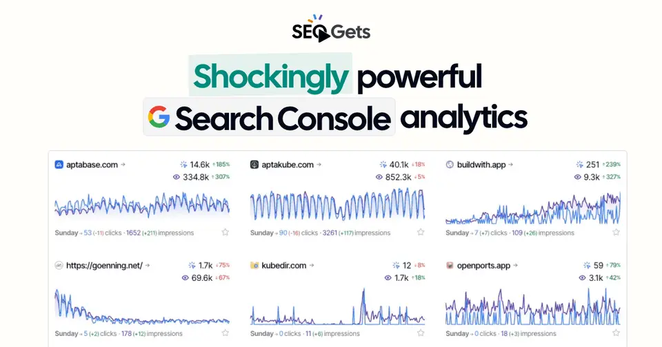 SEO Gets, as pictured on seogets.com