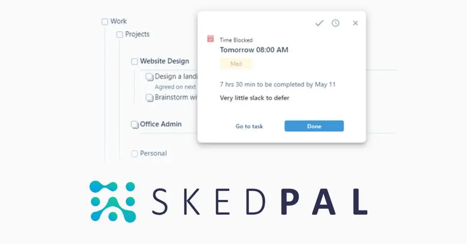 SkedPal, as pictured on skedpal.com