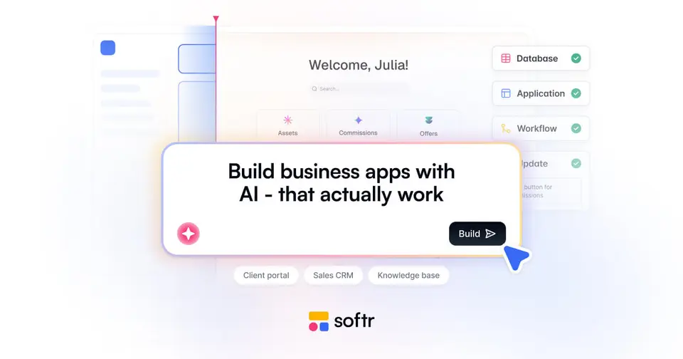 Softr, as pictured on softr.io