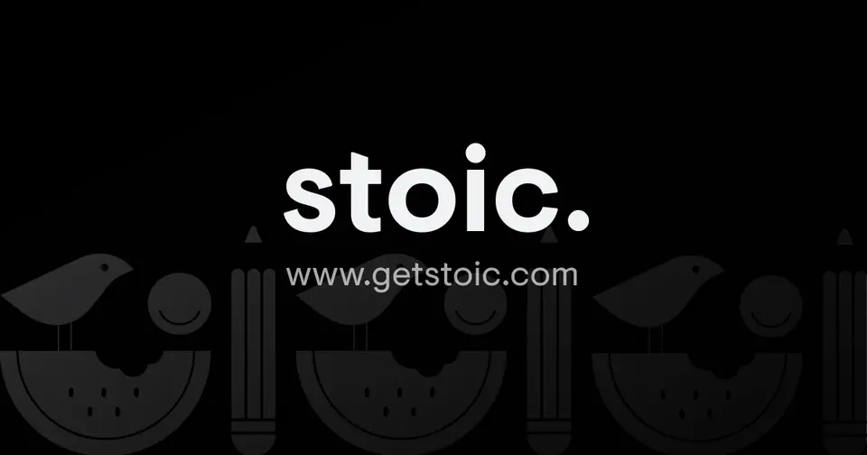 Stoic, as pictured on getstoic.com