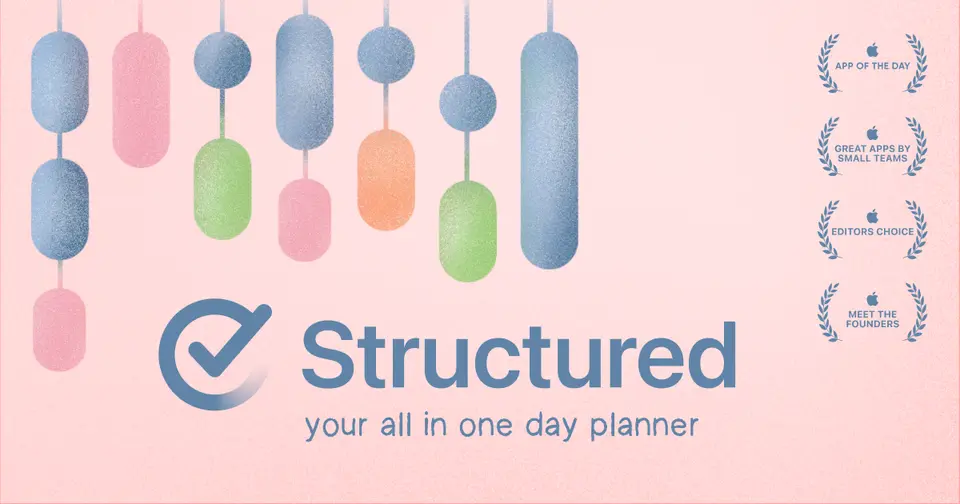 Structured, as pictured on structured.app