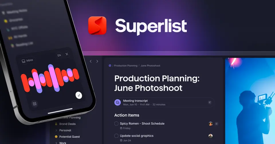 Superlist, as pictured on superlist.com