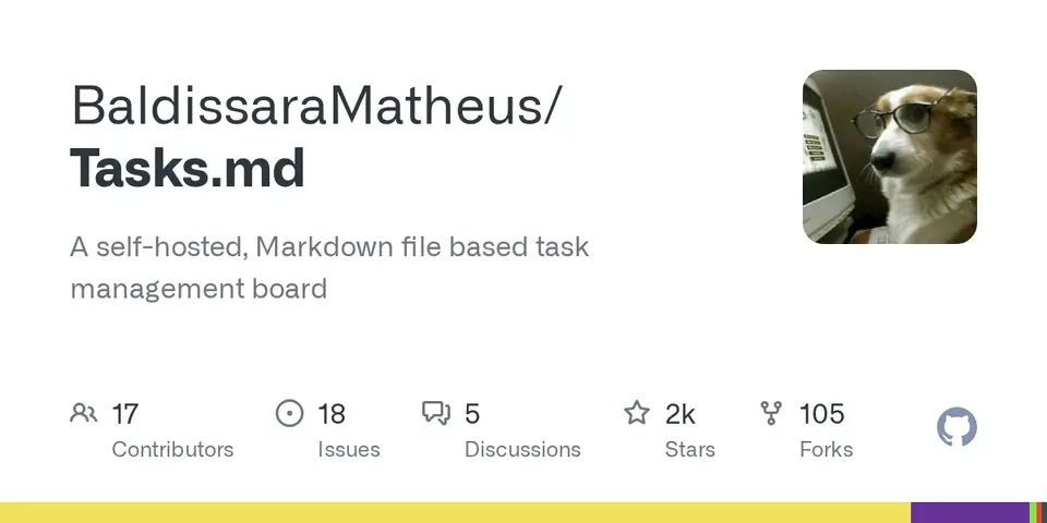 Tasks.md, as pictured on github.com