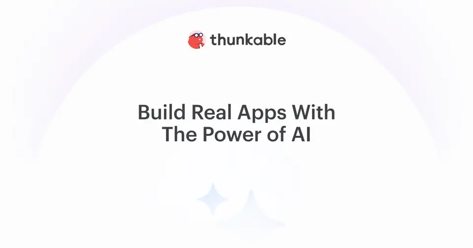 Thunkable, as pictured on thunkable.com