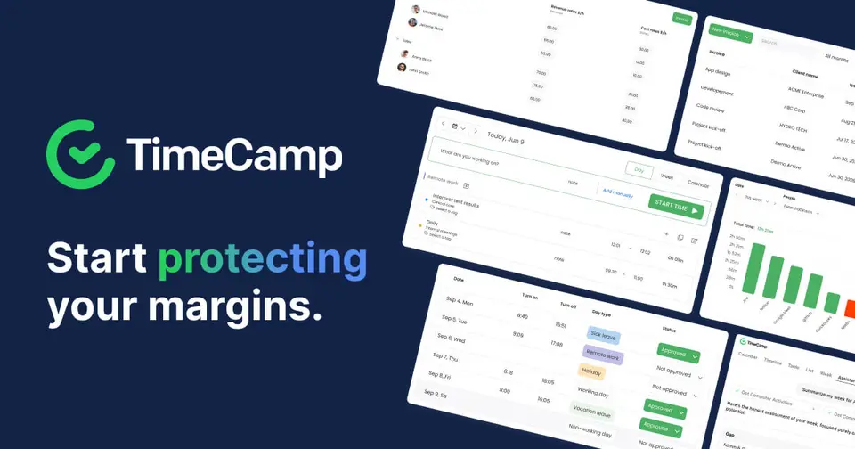 TimeCamp, as pictured on timecamp.com