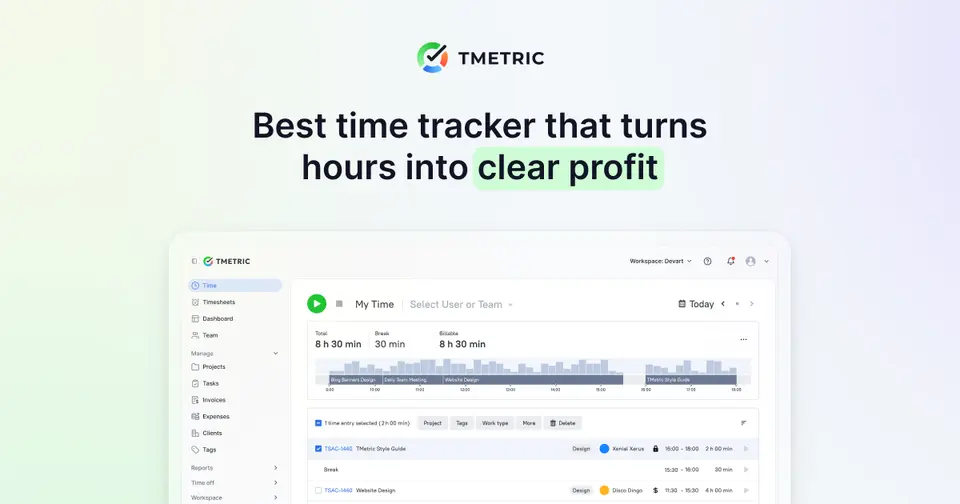 TMetric, as pictured on tmetric.com