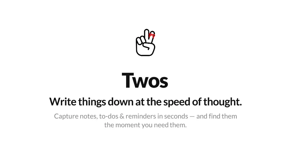 Twos, as pictured on twosapp.com