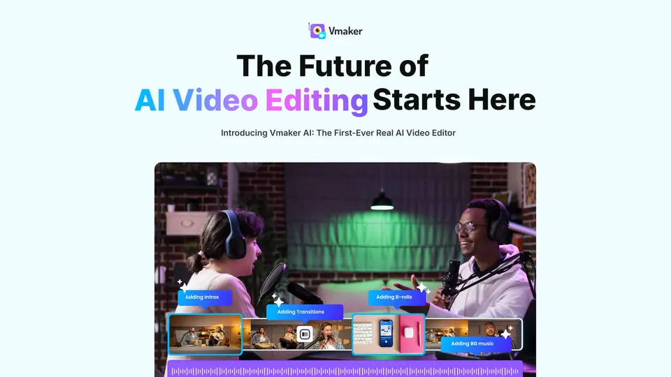 Vmaker AI, as pictured on vmaker.com