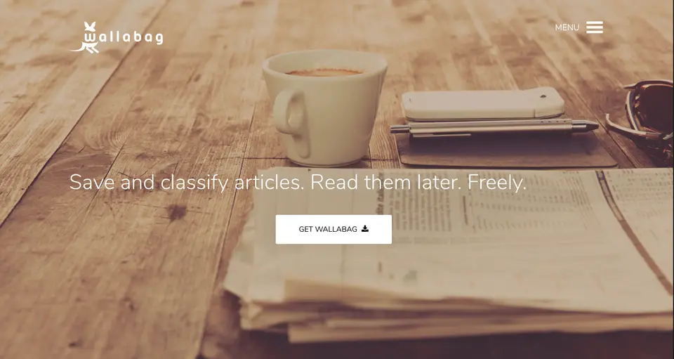 wallabag, as pictured on wallabag.org