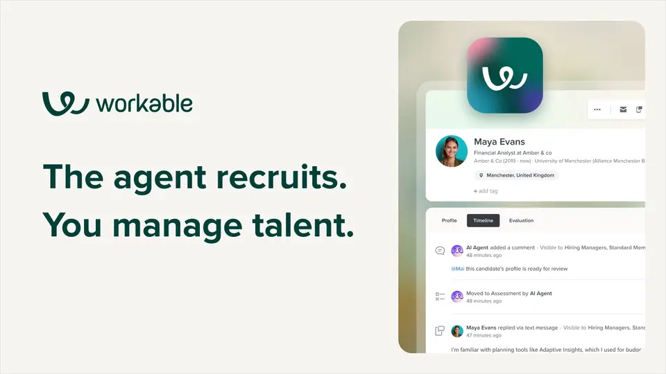 Workable, as pictured on workable.com