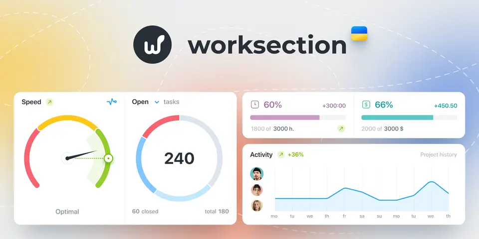 Worksection, as pictured on worksection.com