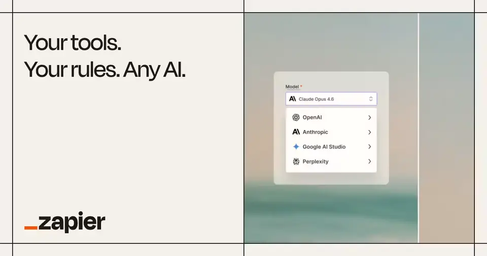 Zapier, as pictured on zapier.com